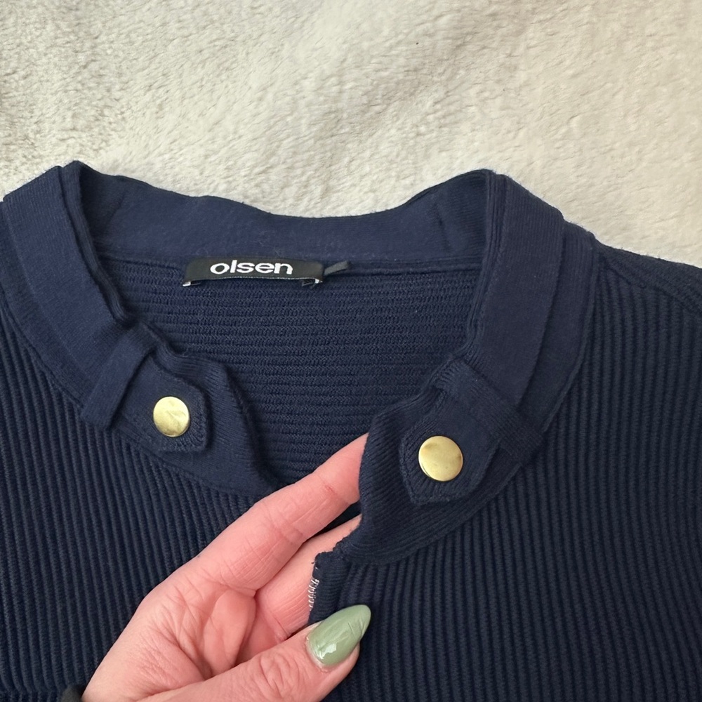 Olsen Henny zip up cardigan sweater - Picture 5 of 7